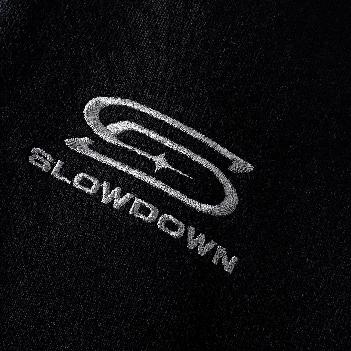 SLOWDOWN Time Out SD Logo Embroidery Sweatpants Black (SS26)