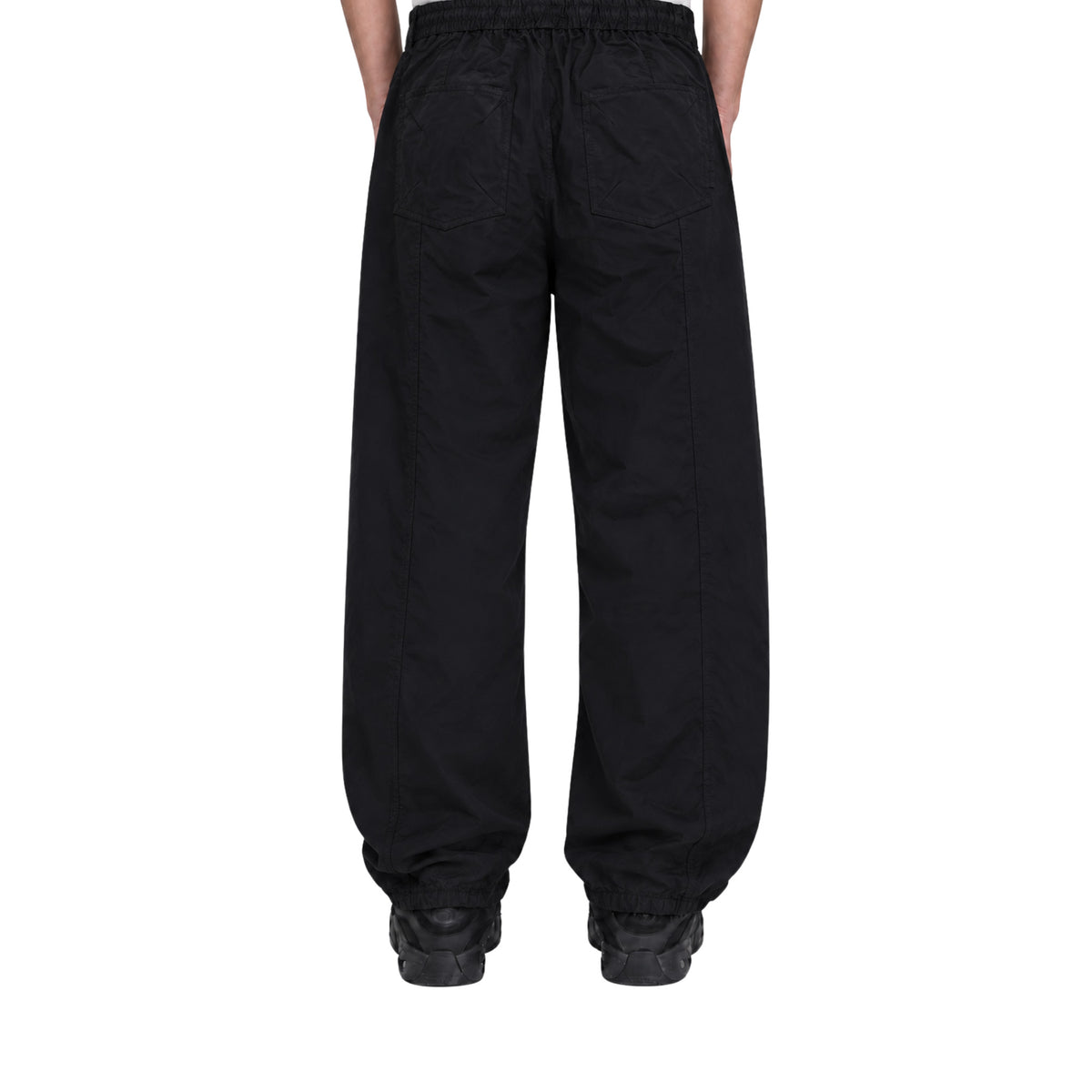 RAW/21 Wide Parachute Pants Black (SS26) | PRE-ORDER
