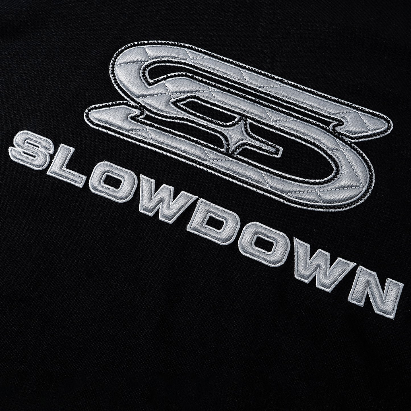 SLOWDOWN Time Out SD V-Neck Jersey Kuil Hitam (SS26)