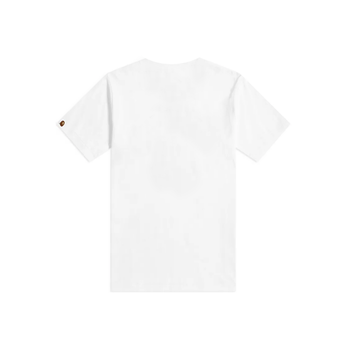 BAPE Multi Camo Japanese Letters Relaxed Fit Tee White