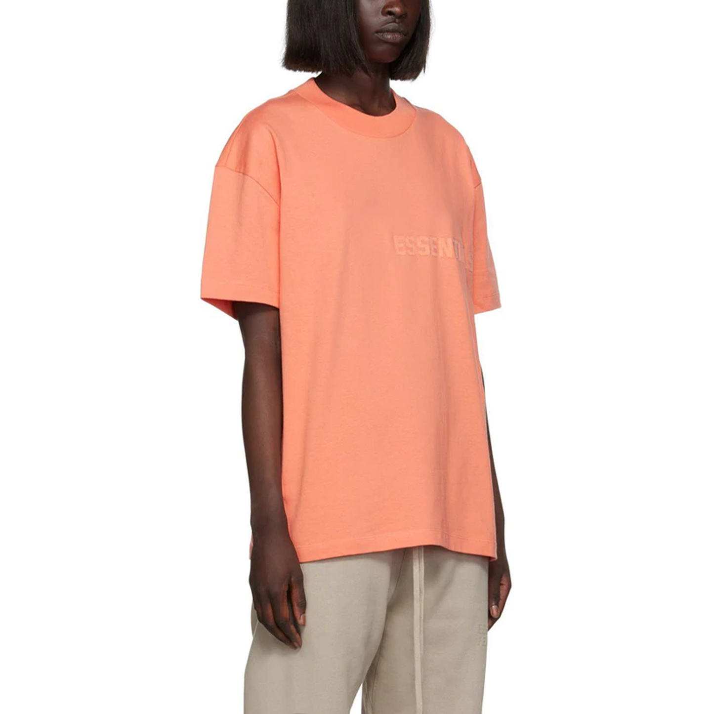 Fear of God Essentials Short Sleeve Tee Coral (FW22)