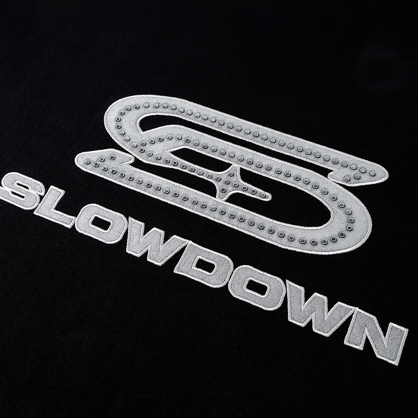 SLOWDOWN Time Out SD Athletic Logo Tee Black (SS26)