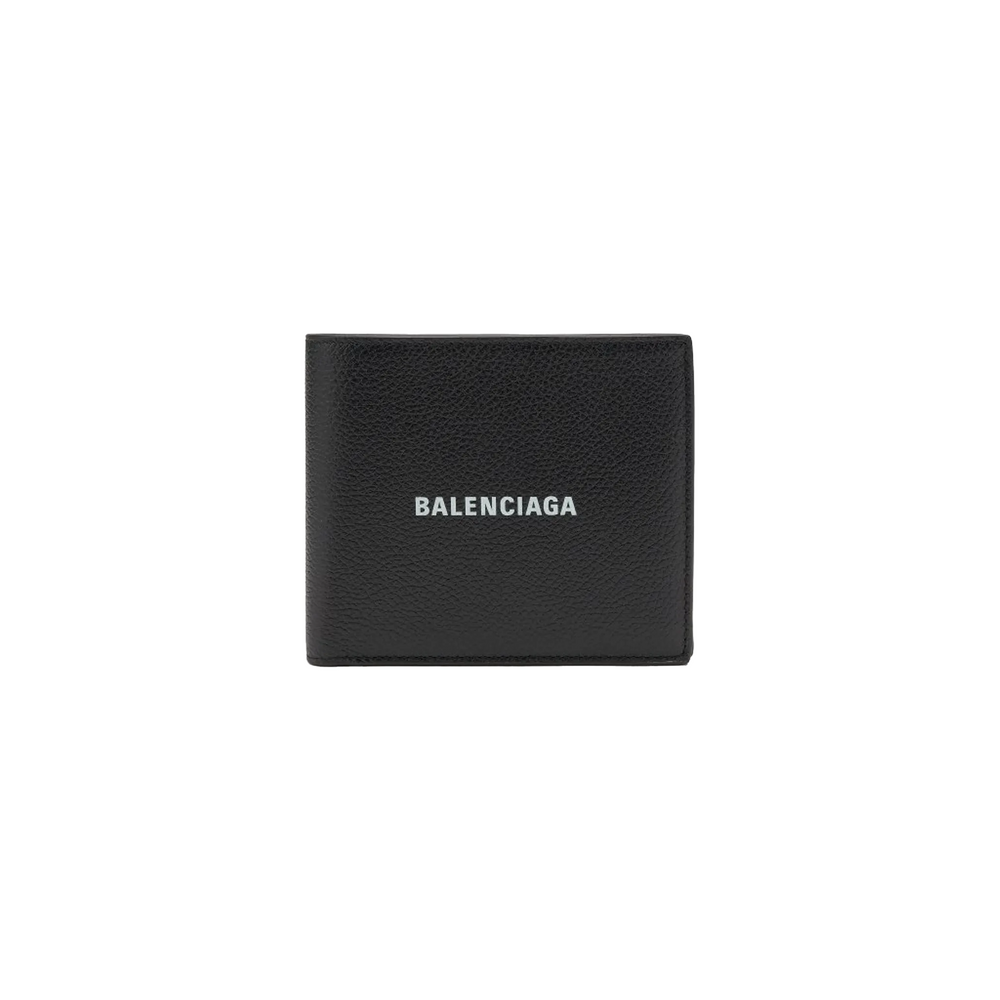 BALENCIAGA Cash Square Folded Coin Wallet Black (SS24)