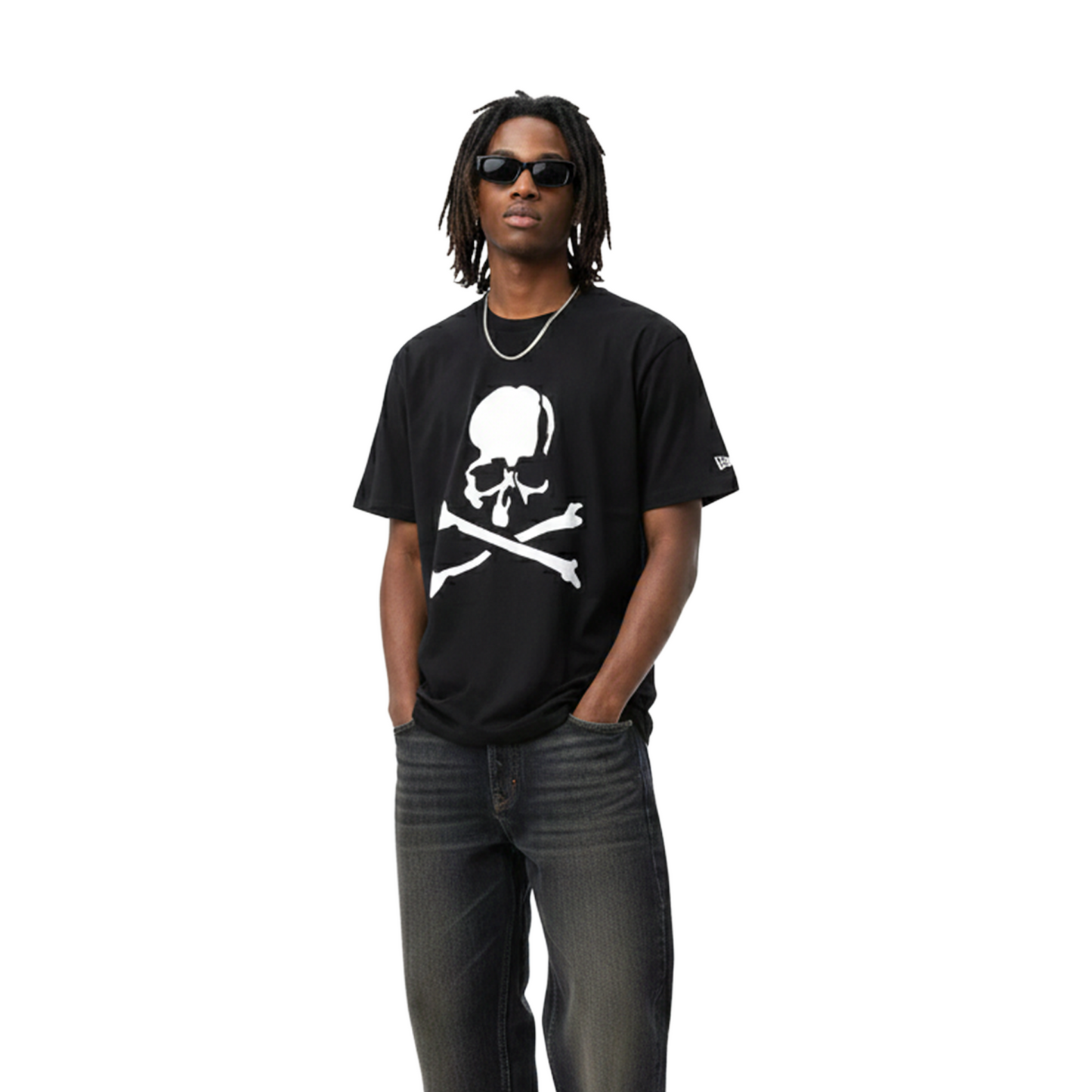 MASTERMIND WORLD x New Era Performance® Skull Logo S/S Tee Black (FW25)