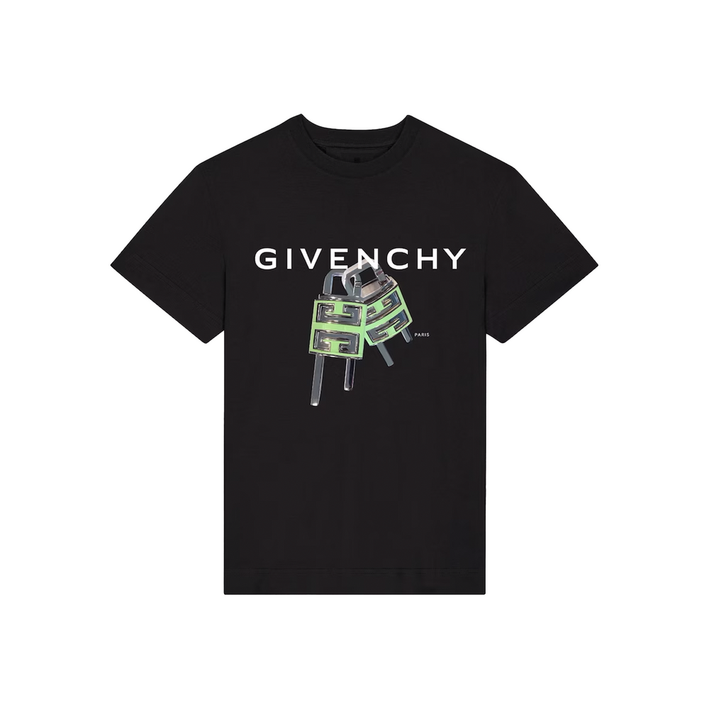 Givenchy 4G Padlock Print Tee Black (Slim Fit)