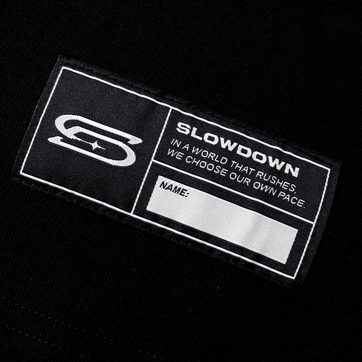 SLOWDOWN Time Out SD Athletic Logo Tee Black (SS26)