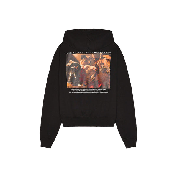 Off-White Caravaggio Crowning Oversize Hoodie Black