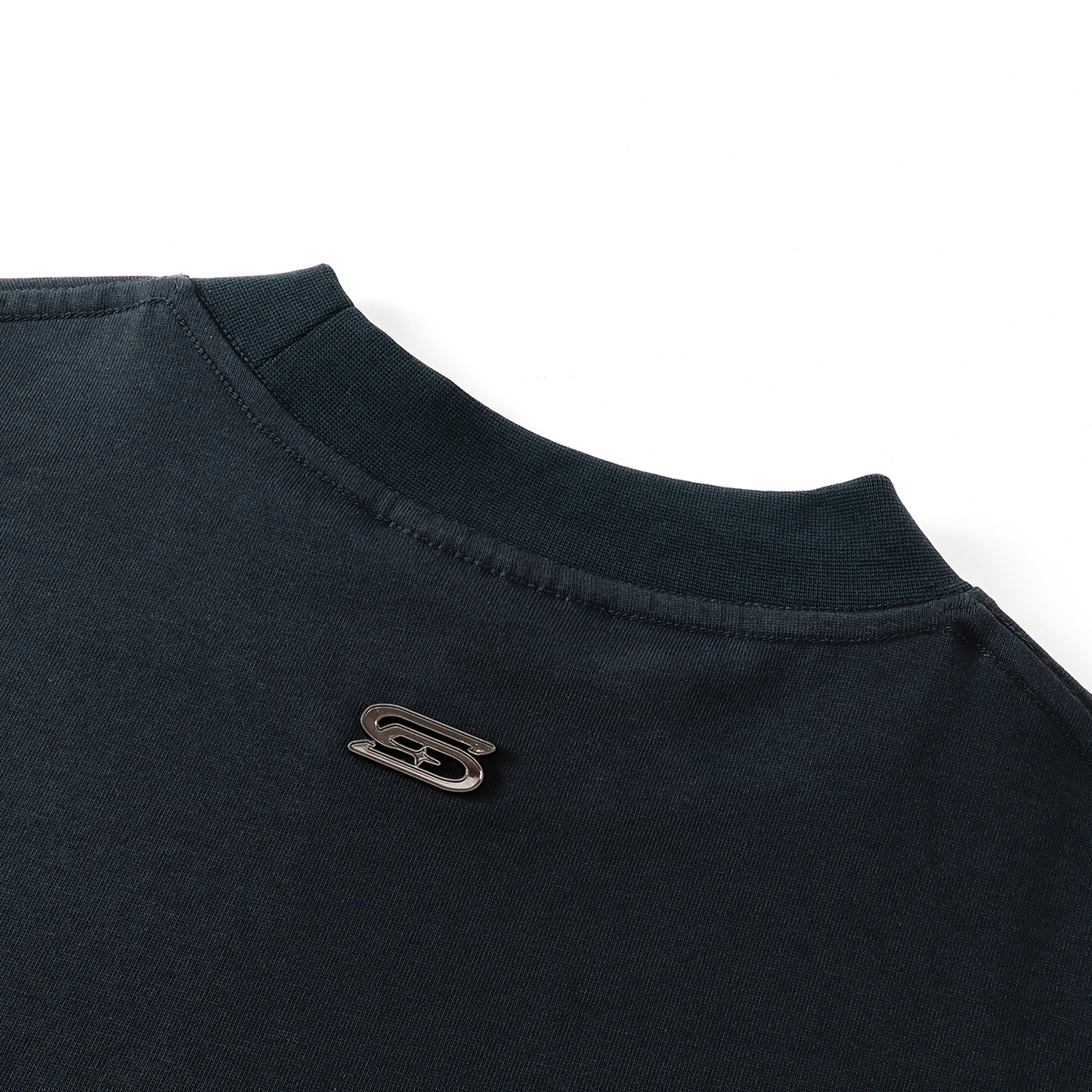 SLOWDOWN 3D Embroidery Tee Dark Blue (SS26)