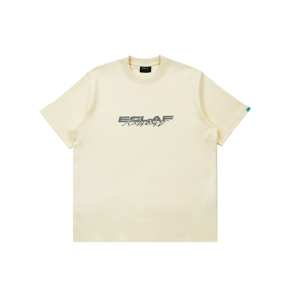 EGLAF EGCB Embroidery Tee Cream White (SS24)