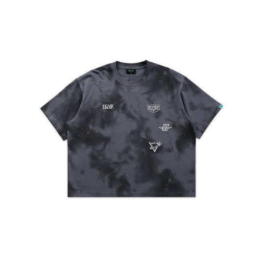 EGLAF R//W Badges Boxy Tee Cool Grey (FW25)