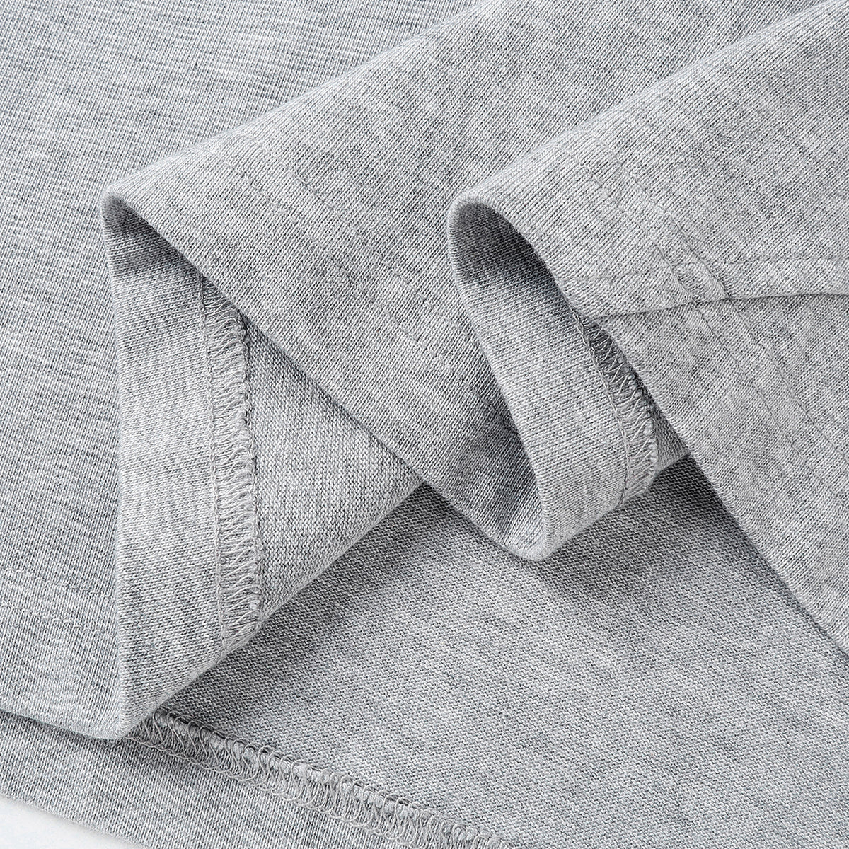SLOWDOWN Time Out SD Quilted V-Neck Jersey Light Grey (SS26)