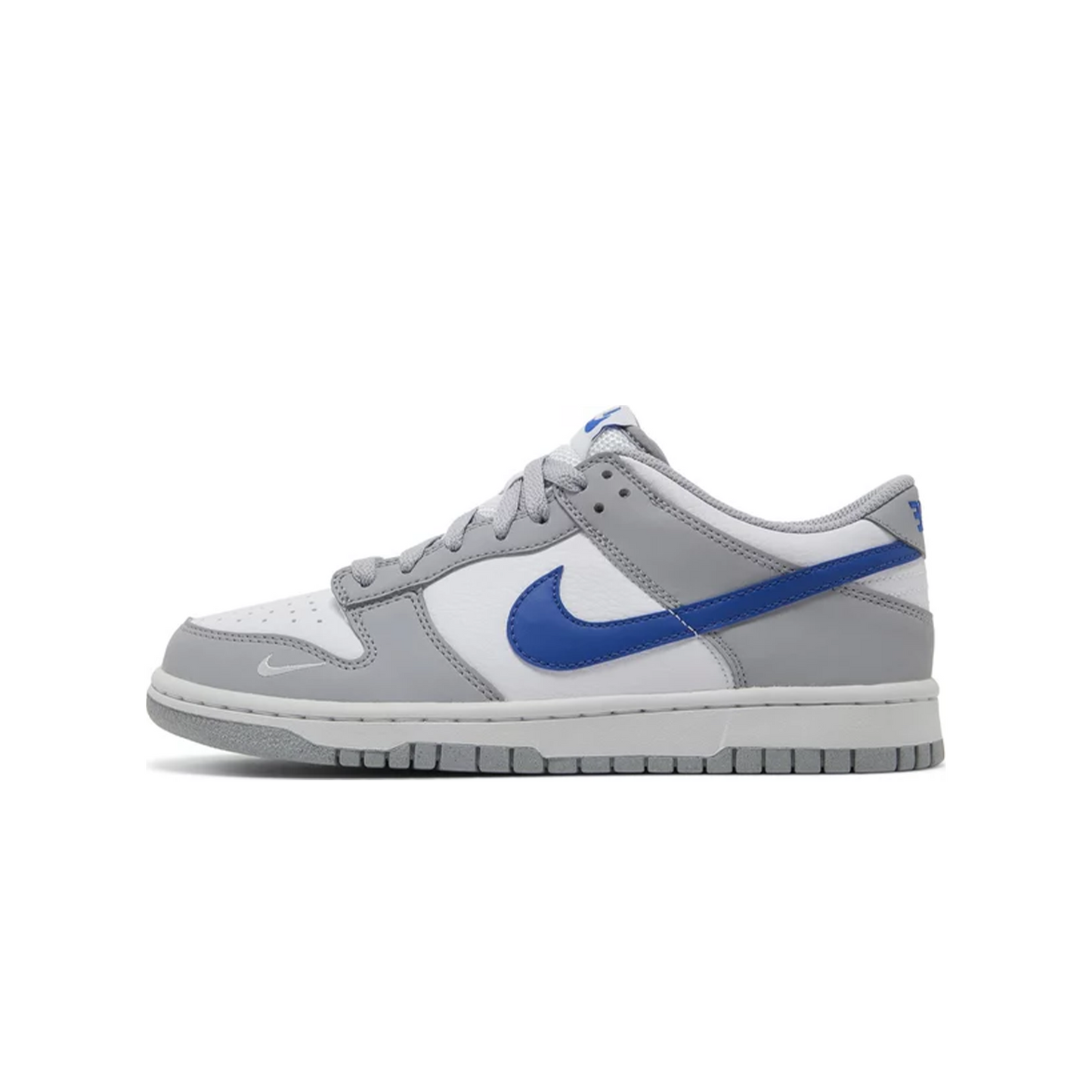 Nike Dunk Low Mini Swoosh Wolf Grey Game Royal (GS)