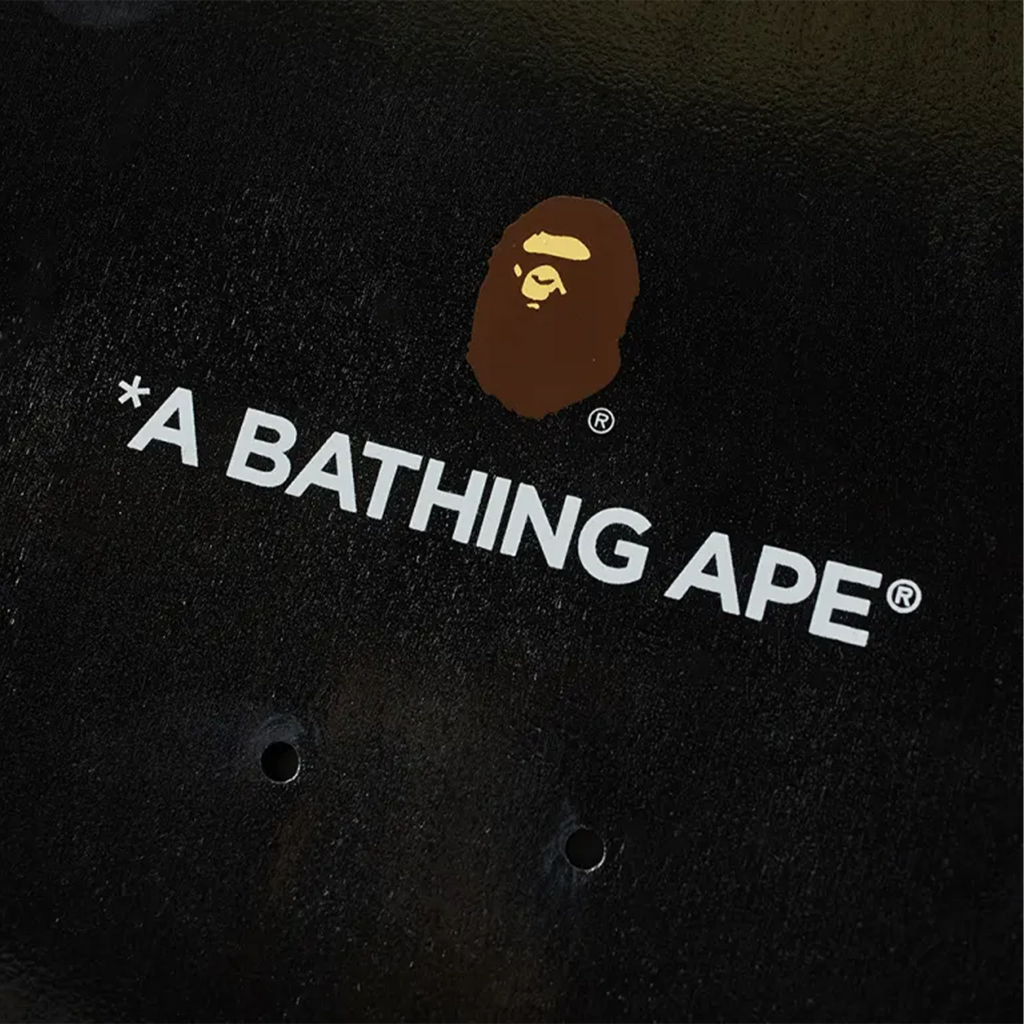 A Bathing Ape Space Camo Skateboard Black