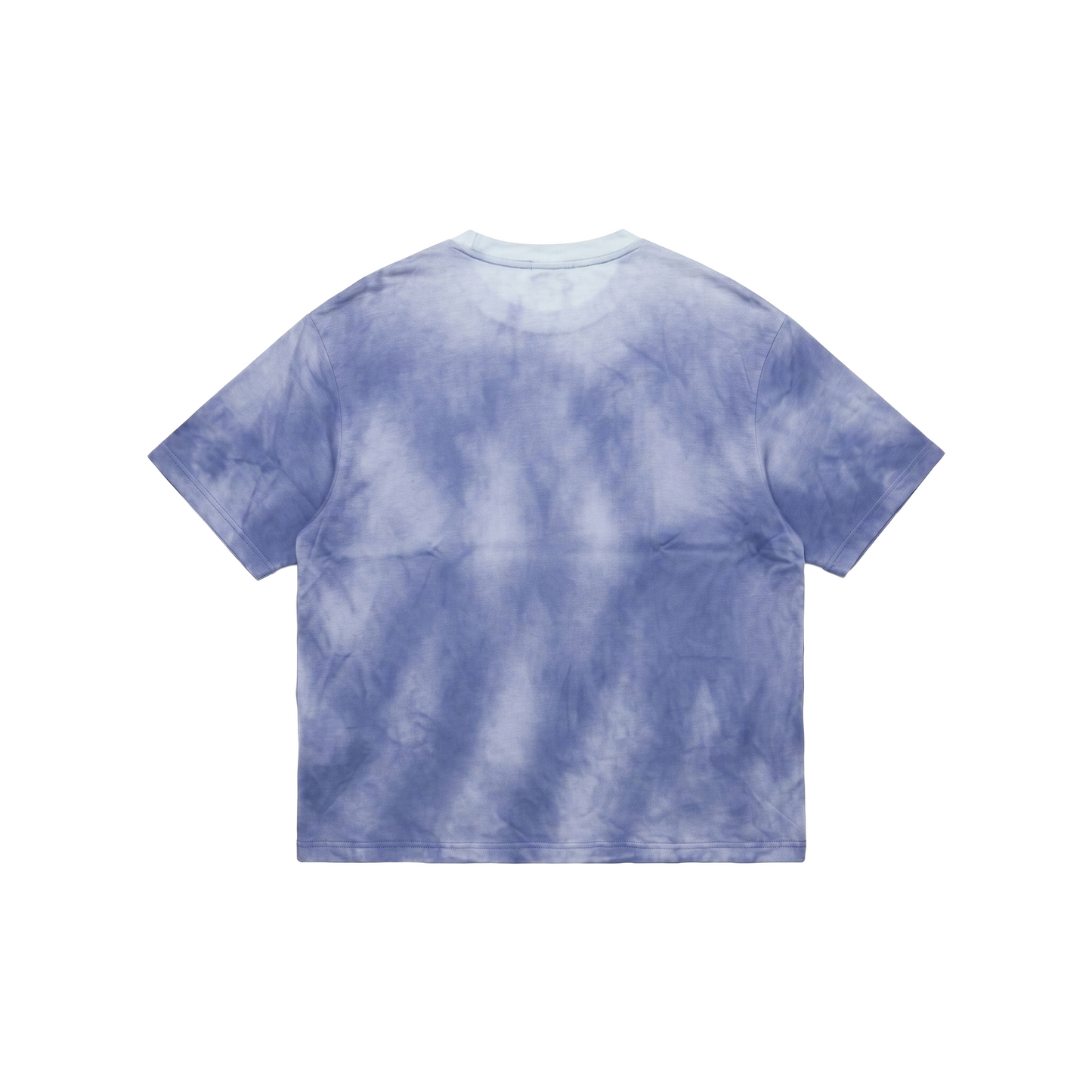 ACNE STUDIOS Exford Distressed Logo Print Tee Dusty Blue (SS25)