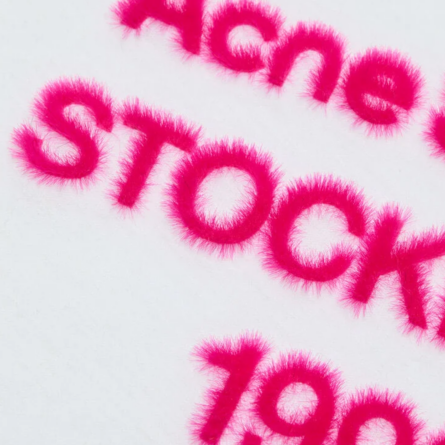ACNE STUDIO Stockholm 1996 Logo Tee Off White (SS26)