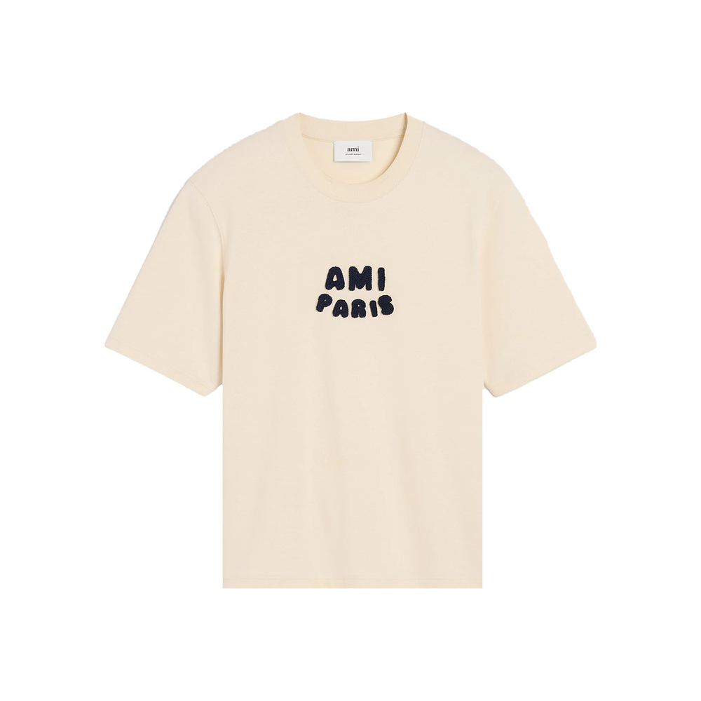 AMI PARIS Ami Paris Patch Tee White Cream (SS25)