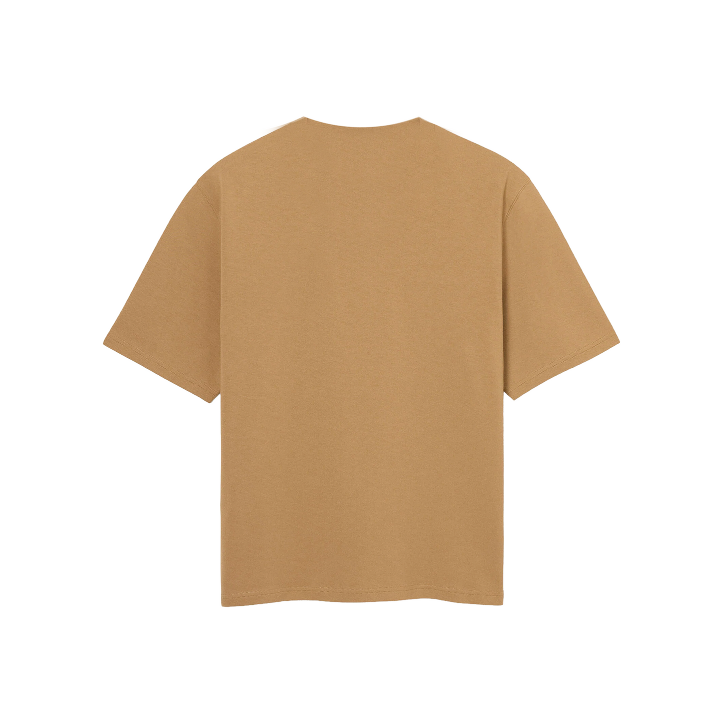 AMI PARIS Big Embossed ADC Tee Camel (FW25)