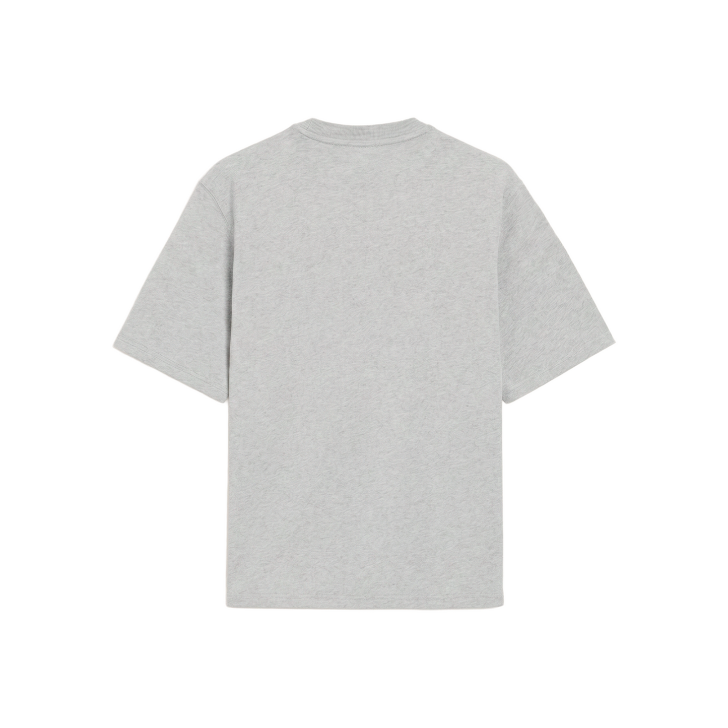 AMI PARIS Cotton Ami De Coeur Embossed Tee Heather Ash Grey (SS26)