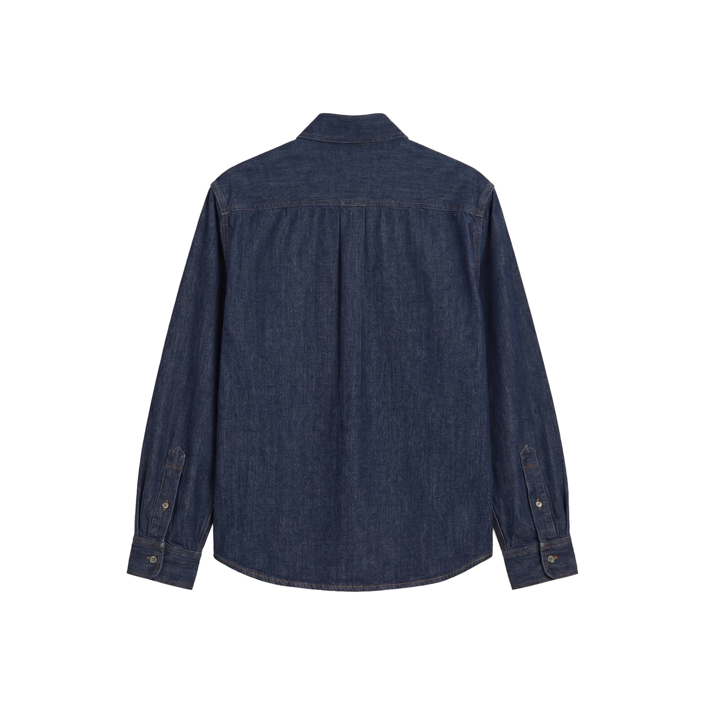 AMI PARIS Denim Cotton Ami De Coeur Shirt Indigo (SS26)