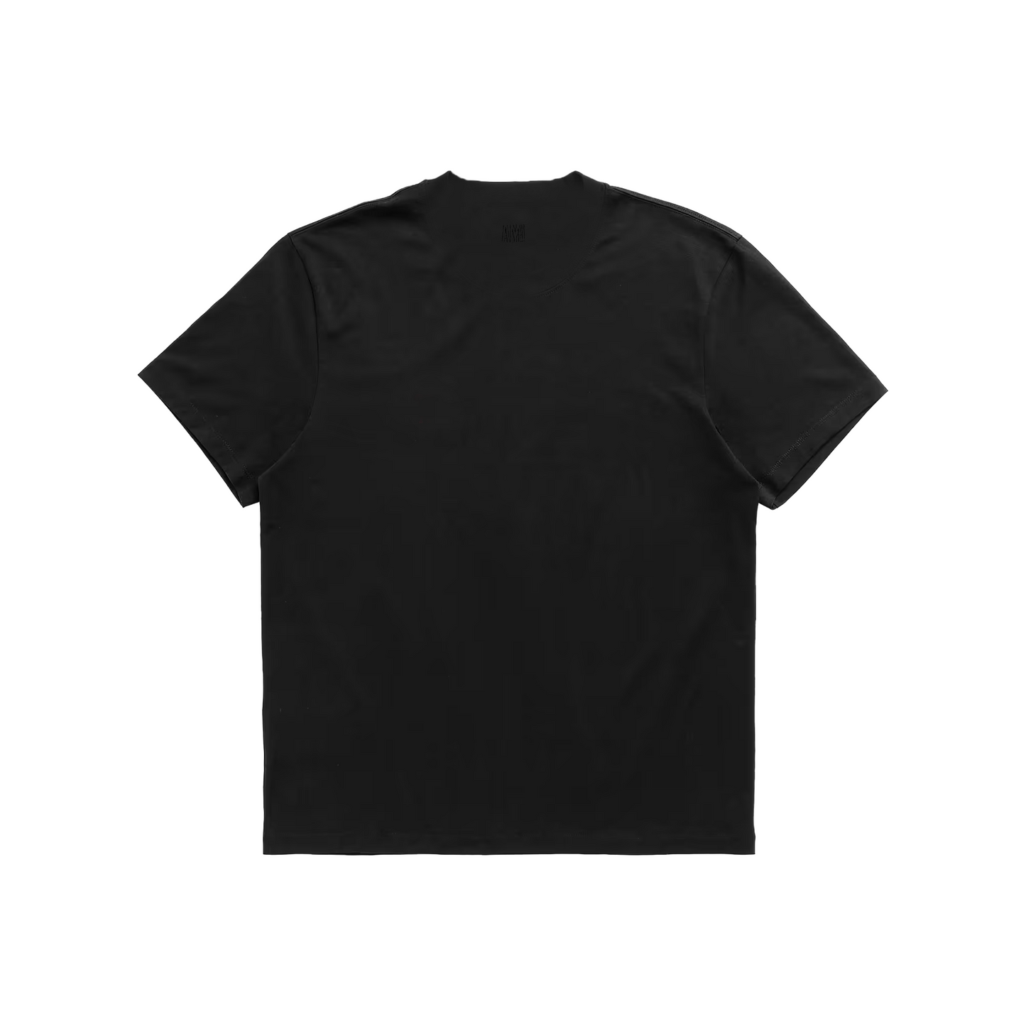 AMI PARIS Small Red Ami De Coeur Tee Black (SS22)