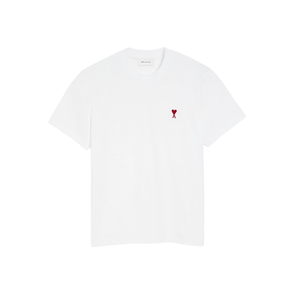AMI PARIS Tonal De Coeur Classic Fit Tee Blanc (SS23)