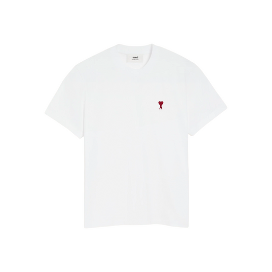 AMI Paris Ami De Coeur Tee White/Red (SS23)