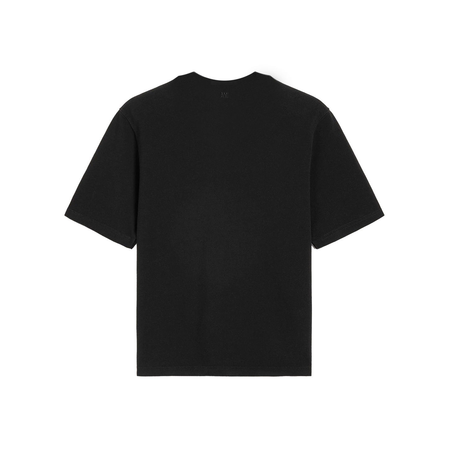 AMI Paris De Coeur Heavy Jersey Tee Black (FW24)