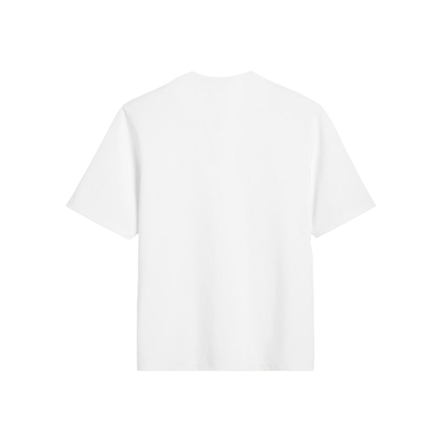 AMI Paris De Coeur Heavy Jersey Tee White (FW24)