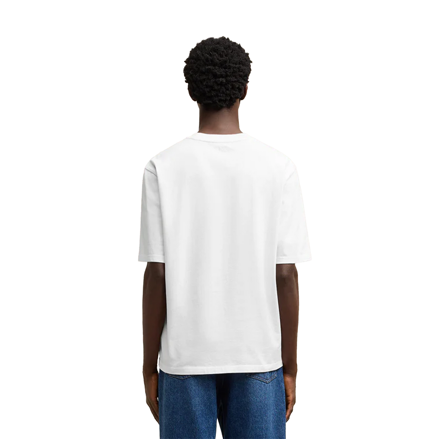 AMI Paris De Coeur Heavy Jersey Tee White (FW24)