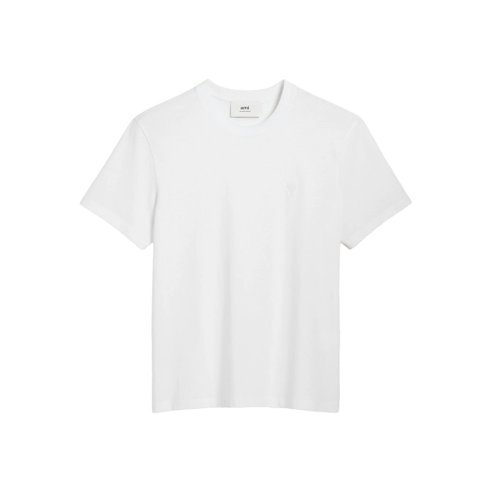 AMI Paris De Coeur Jersey Tee White (FW24)