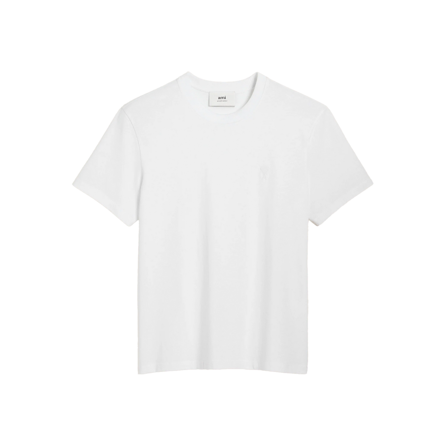 AMI Paris De Coeur Jersey Tee White (FW24)