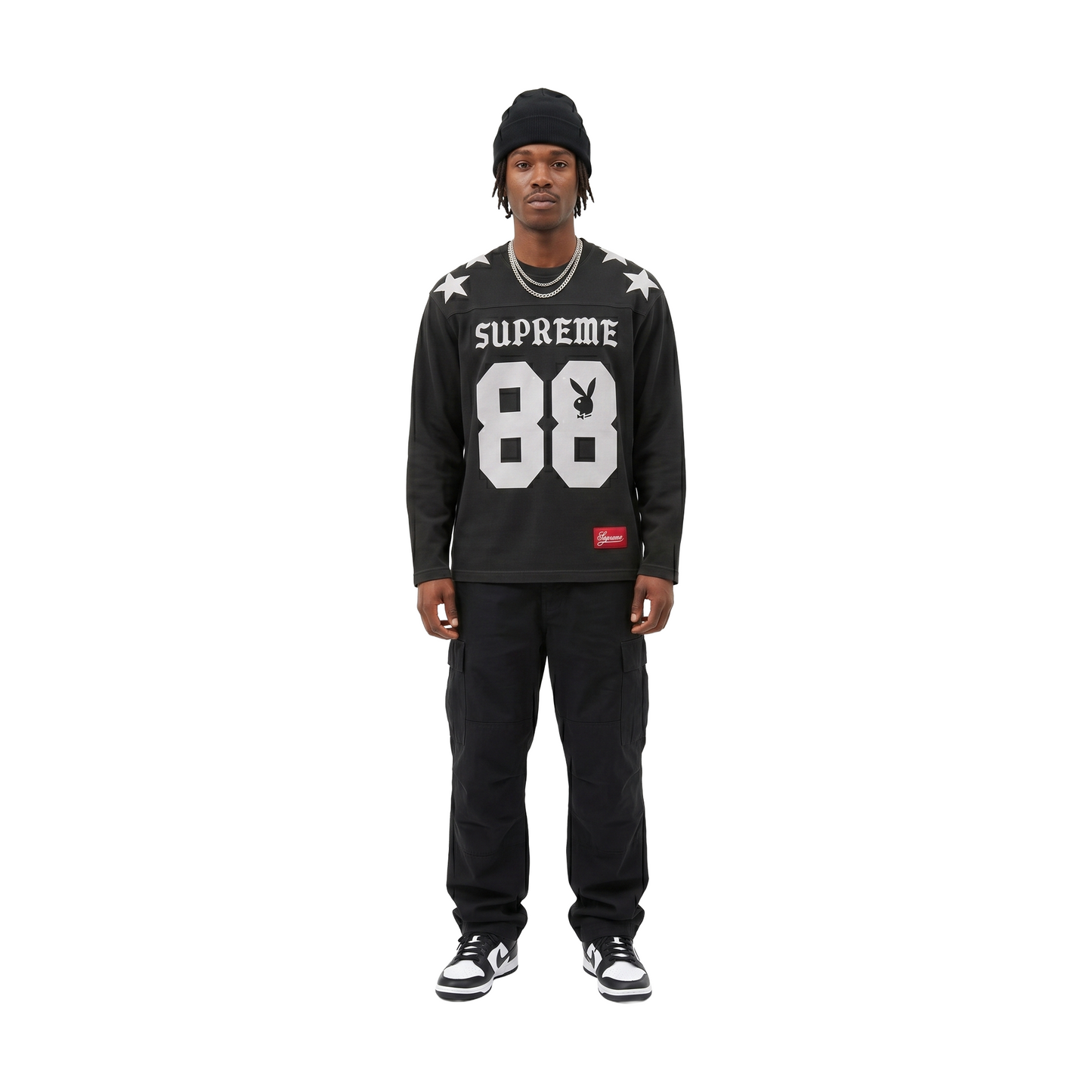 Supreme x Playboy® Long Sleeved Football Tee Black (SS26)
