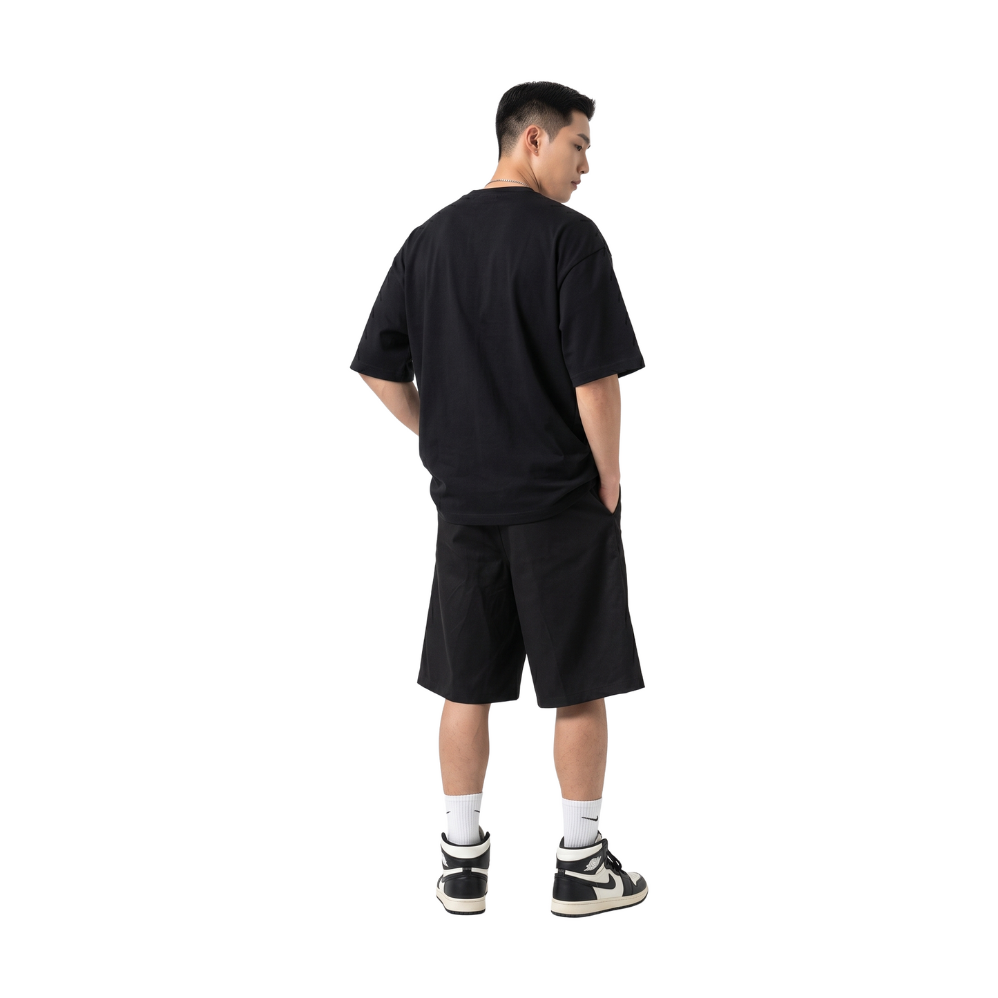 RAW/21 Linear Wide Jorts Black (SS26)