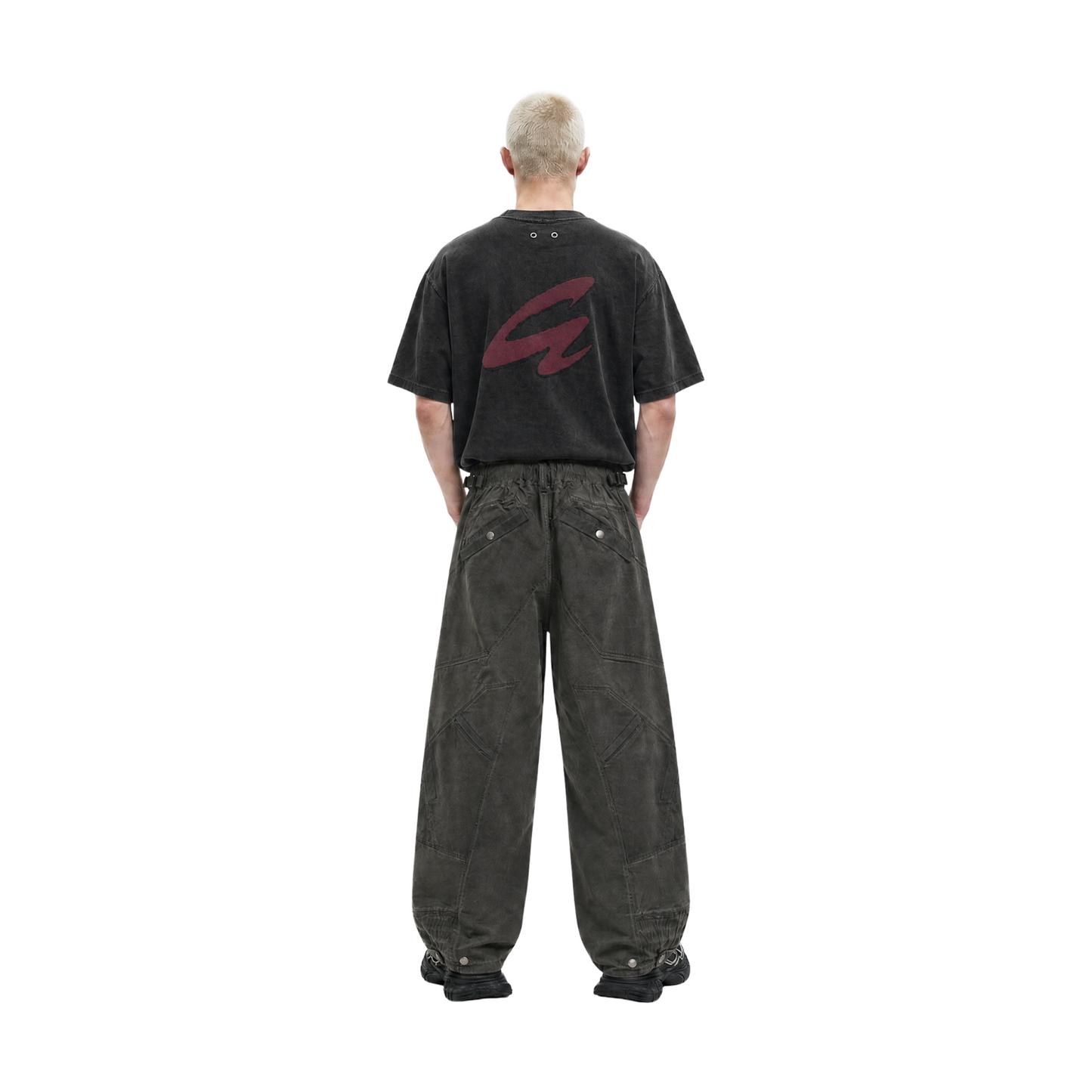 RAW/21 Shadow Mark Tee Dark Grey/Red (SS26)