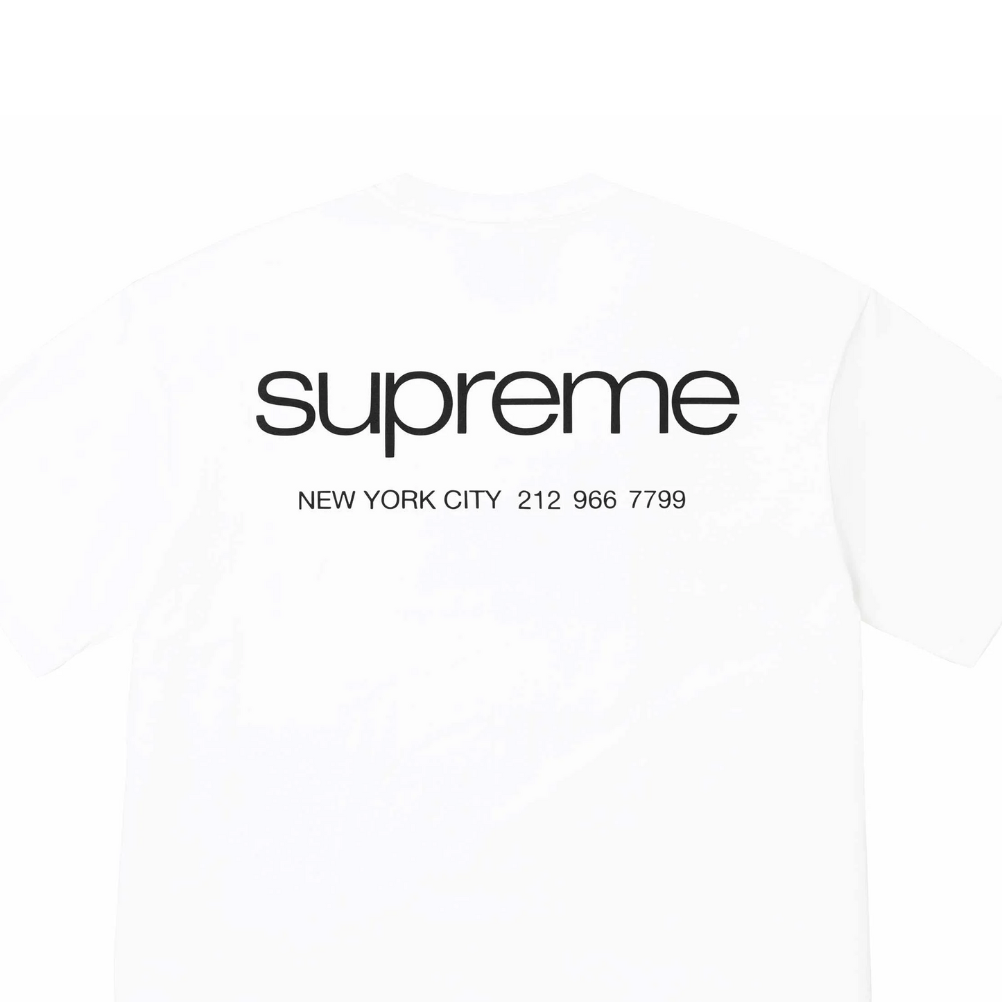 Supreme NYC Tee White (FW23)