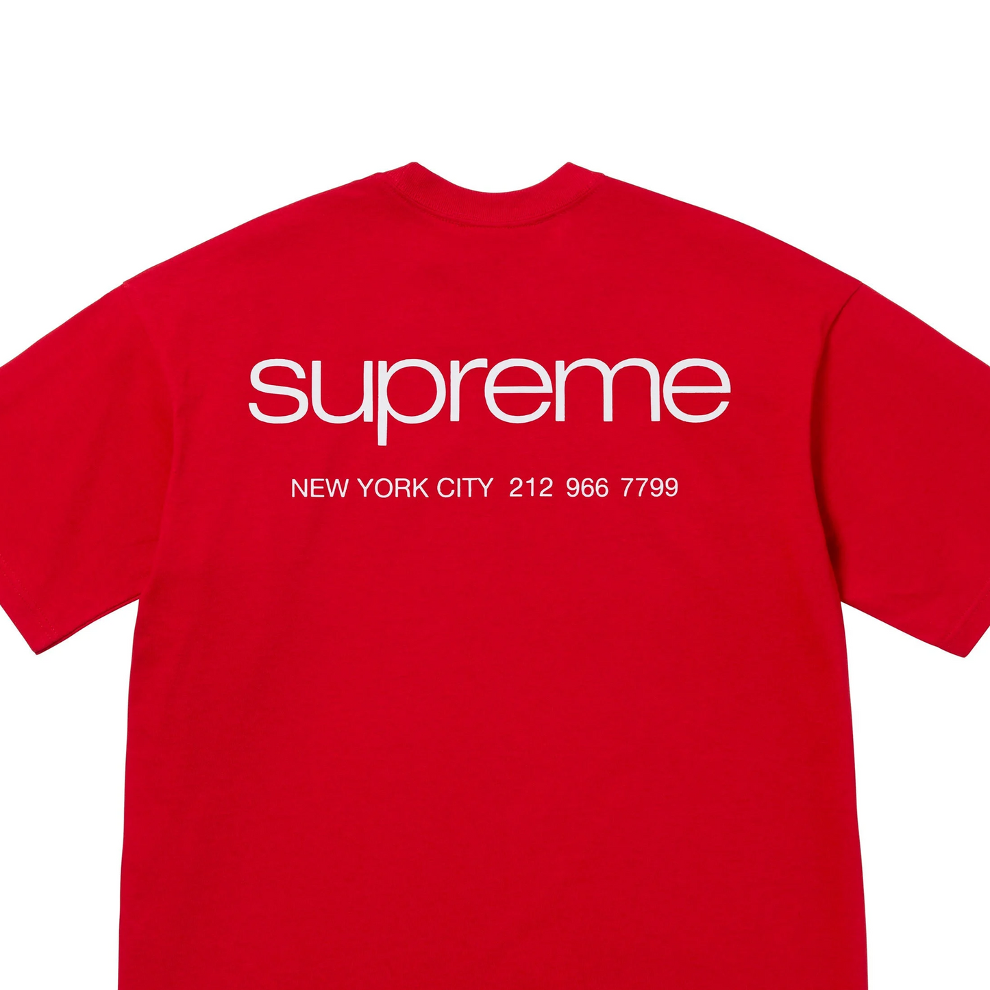 Supreme NYC Tee Red (FW23)