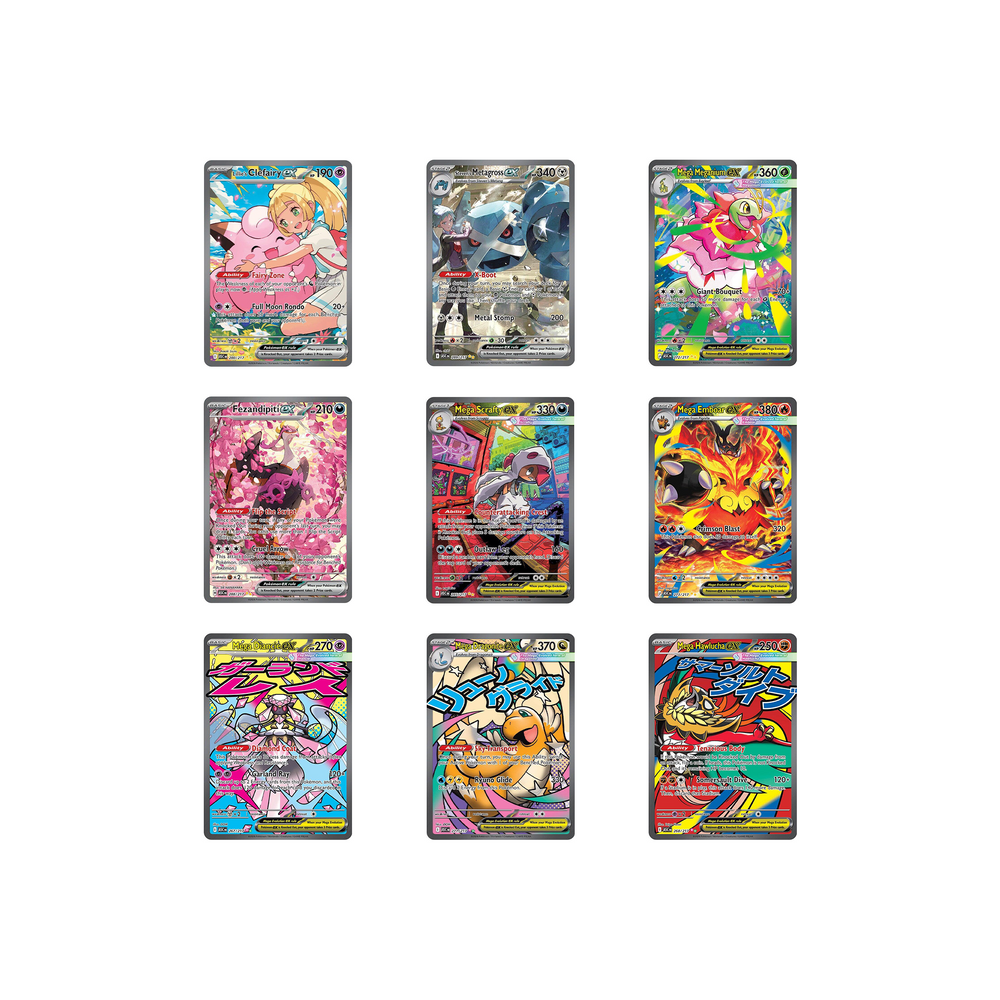 Pokémon TCG Ascended Heroes God Pack Special Illustration Rare Bundle (English) - 9 Cards