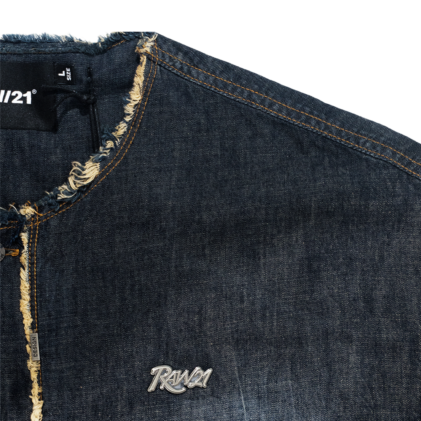 RAW/21 Alloy Short Sleeve Crew Neck Shirt Blue (SS26)
