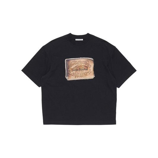 Acne Studios Logo Tee Faded Black (FW25)