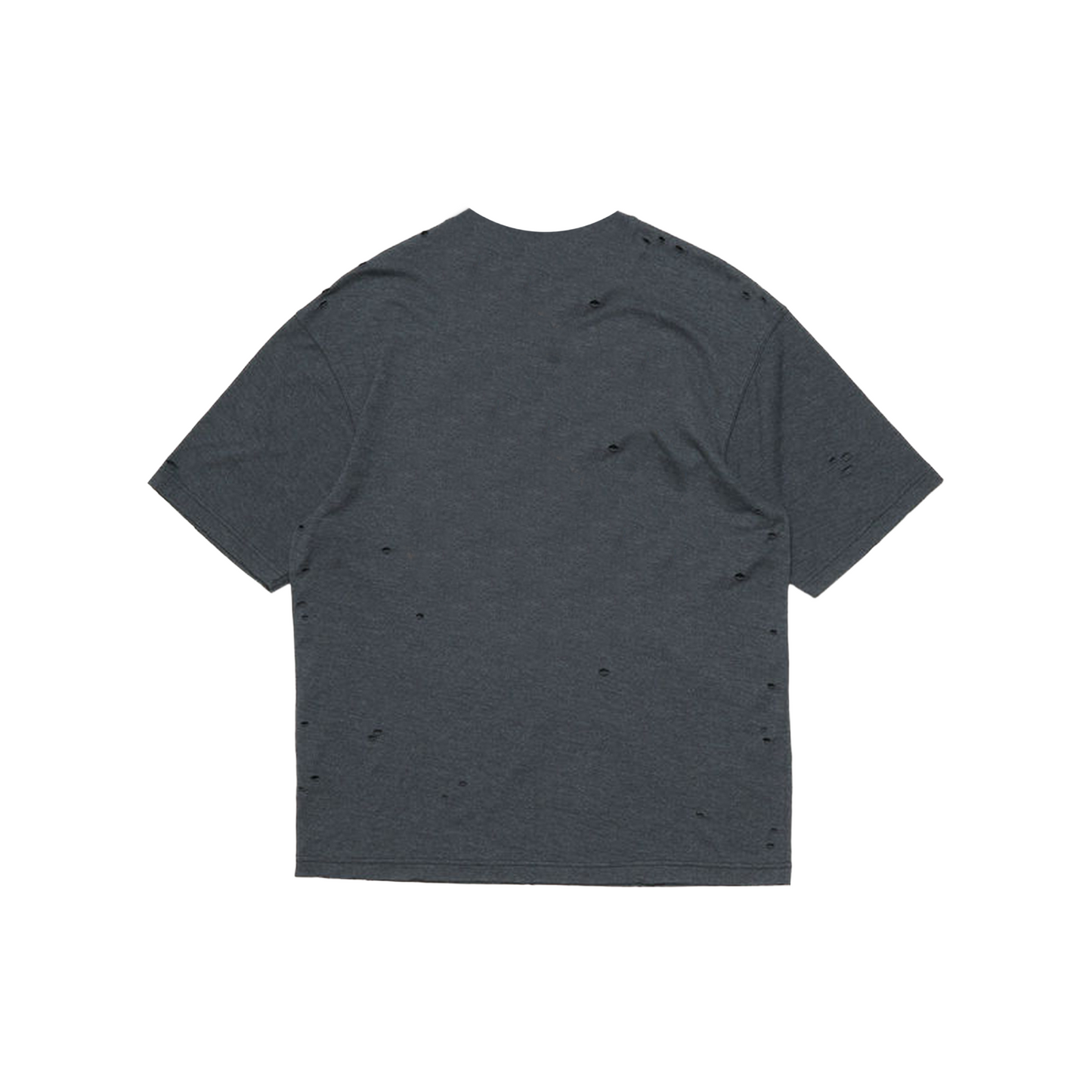 Acne Studios Relaxed Fit Logo Tee Black Melange (SS25)