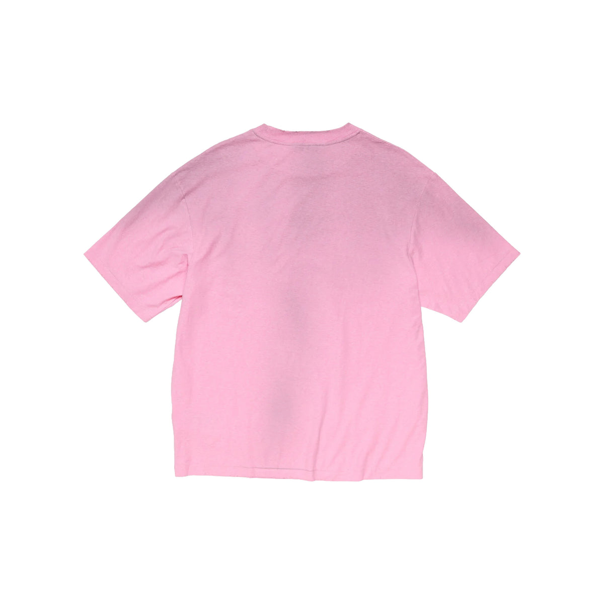 ACNE STUDIOS Sprayed Logo Crewneck Tee Cotton Candy Pink (FW26)