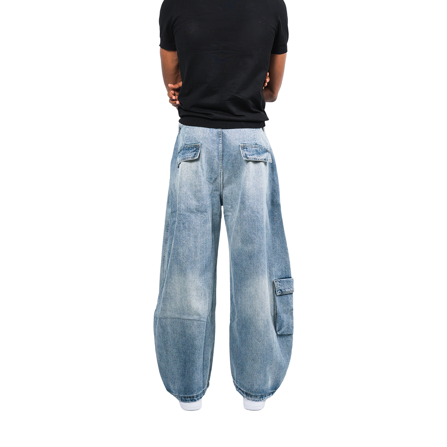 RAW/21 Asymmetry Baggy Denim Jeans Blue (SS26)