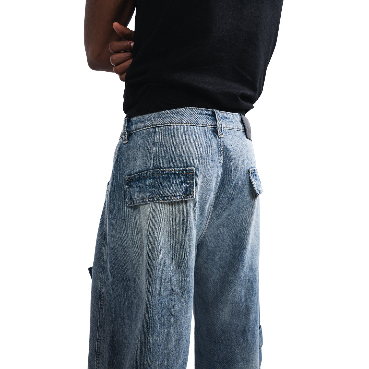 RAW/21 Asymmetry Baggy Denim Jeans Blue (SS26)