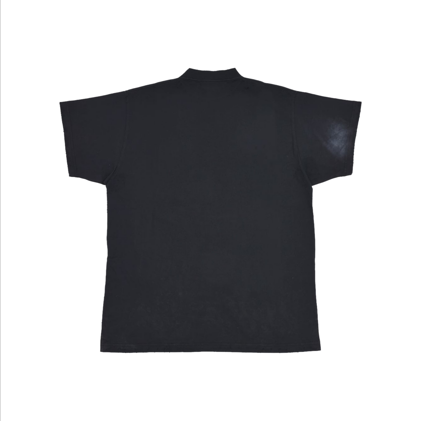 BALENCIAGA 3B Stencil Oversized Tee Washed Black (SS25)