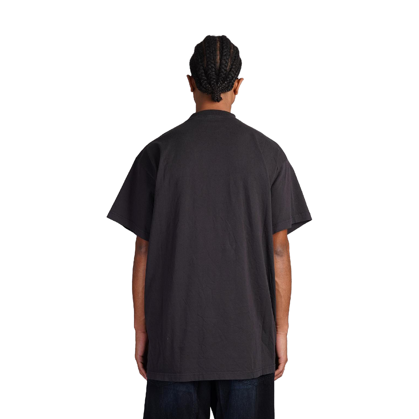 BALENCIAGA Boxing Medium Fit Tee Faded Black (FW23)