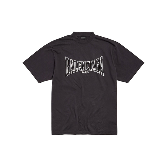 BALENCIAGA Boxing Medium Fit Tee Faded Black (FW23)