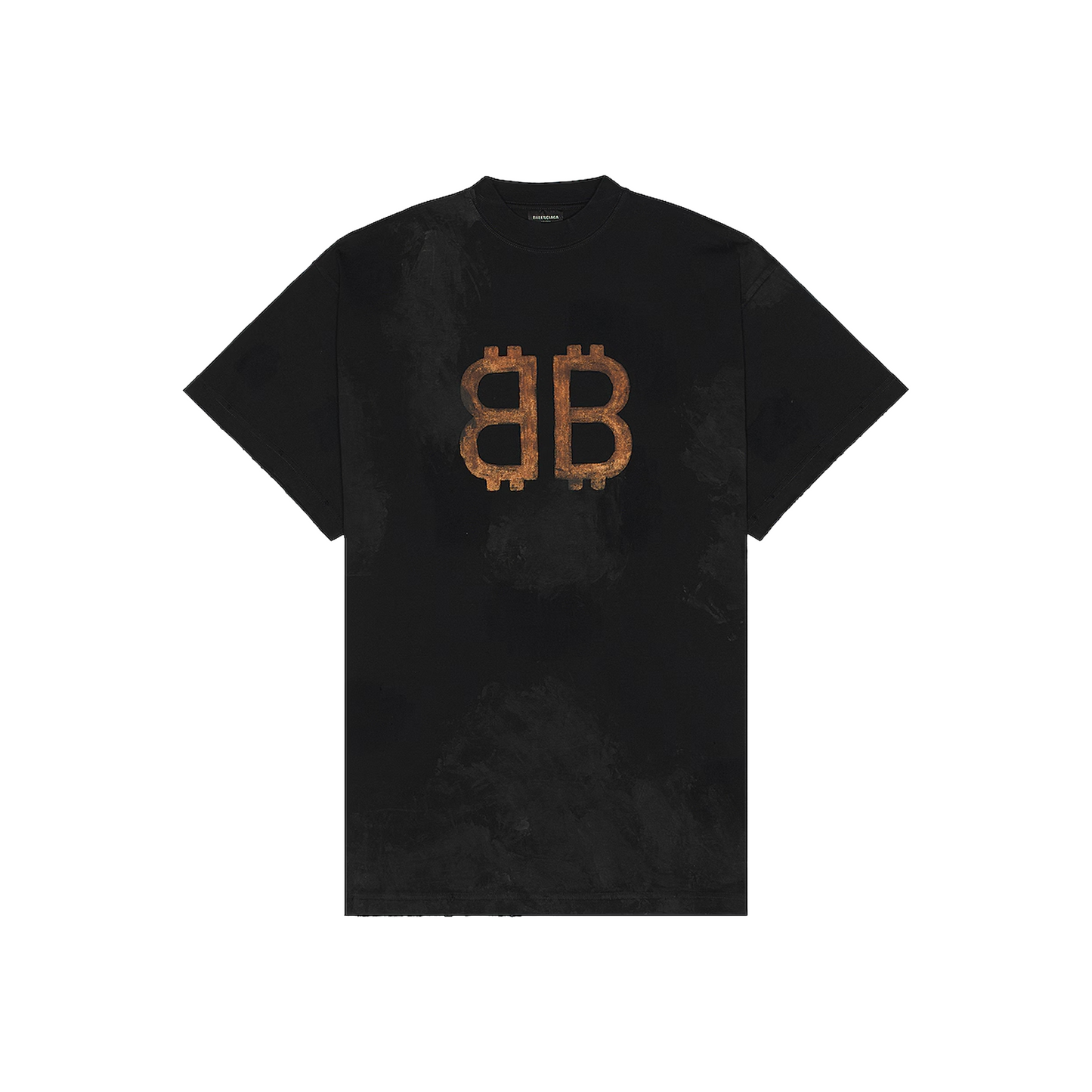 BALENCIAGA Crypto Oversized Tee Washed Black (FW23)