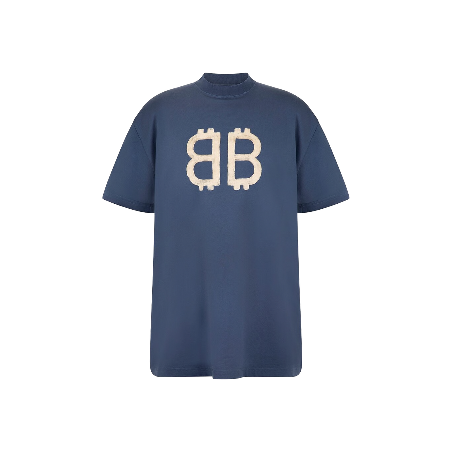 BALENCIAGA Crypto Oversized Tee Washed Blue (FW23)