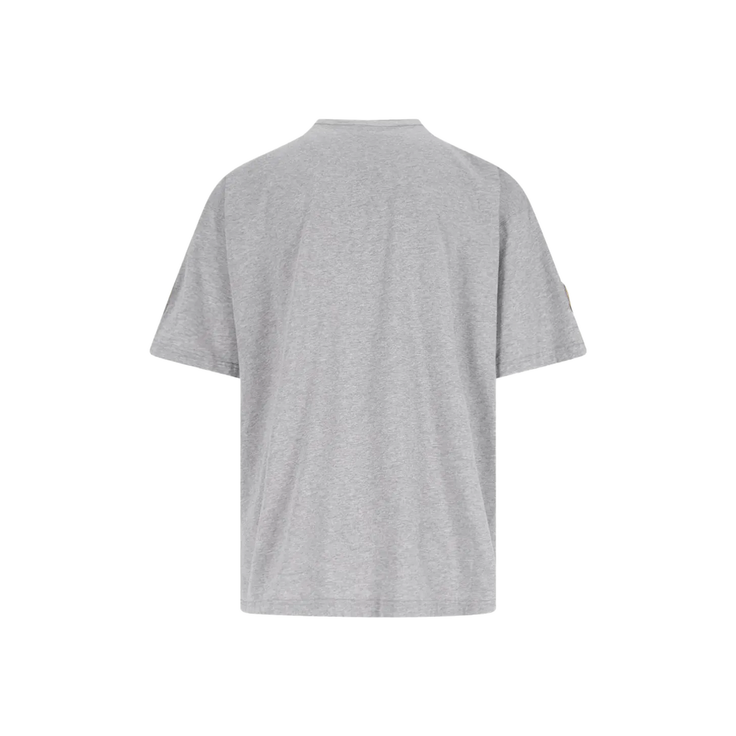 BALENCIAGA Embroidered Logo Oversized Fit Half Sleeve Tee Grey (SS25)