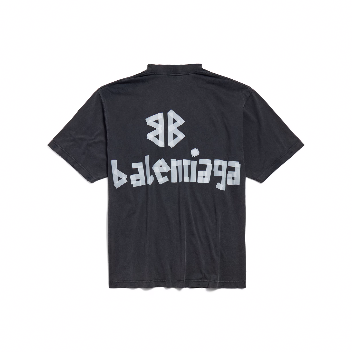 BALENCIAGA New Tape Type TR Medium Fit Tee Black Faded (SS24)